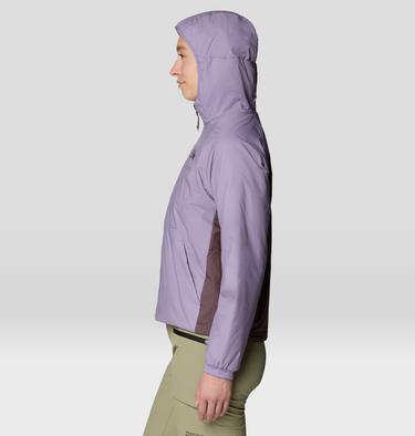 Women's Kor Alloy Hooded Jacket, Color: Violet Stone, Purple Sage, image 4