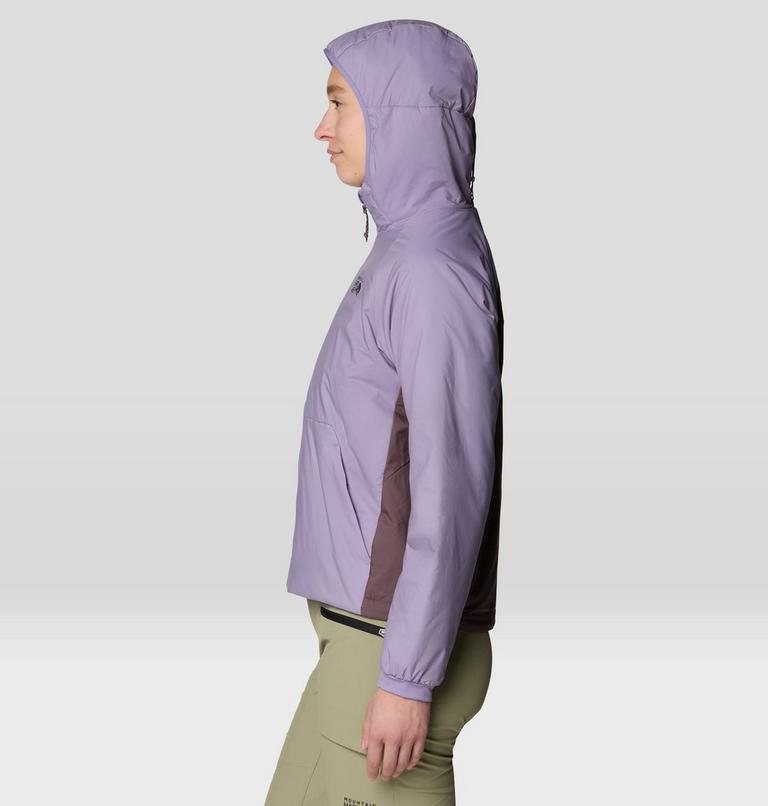 Women's Kor Alloy Hooded Jacket, Color: Violet Stone, Purple Sage, image 4