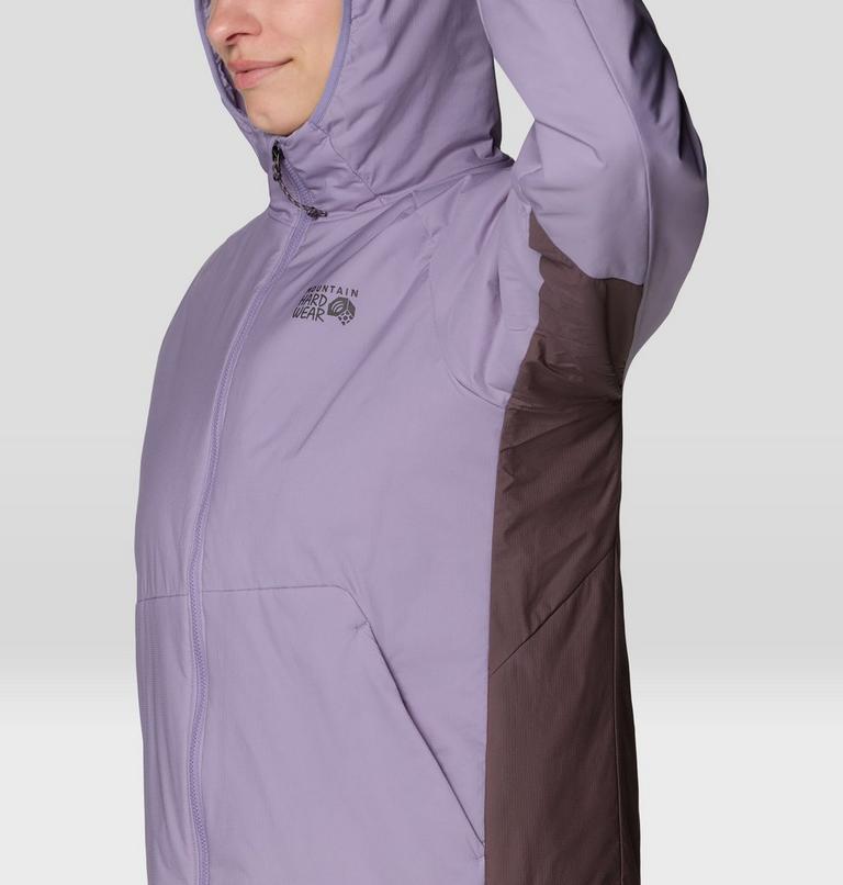 Women's Kor Alloy Hooded Jacket, Color: Violet Stone, Purple Sage, image 8