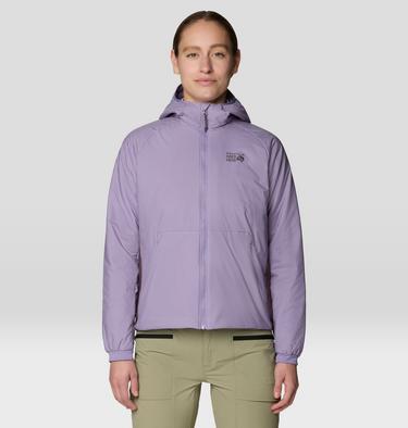 Women's Kor Alloy Hooded Jacket, Color: Violet Stone, Purple Sage, image 1