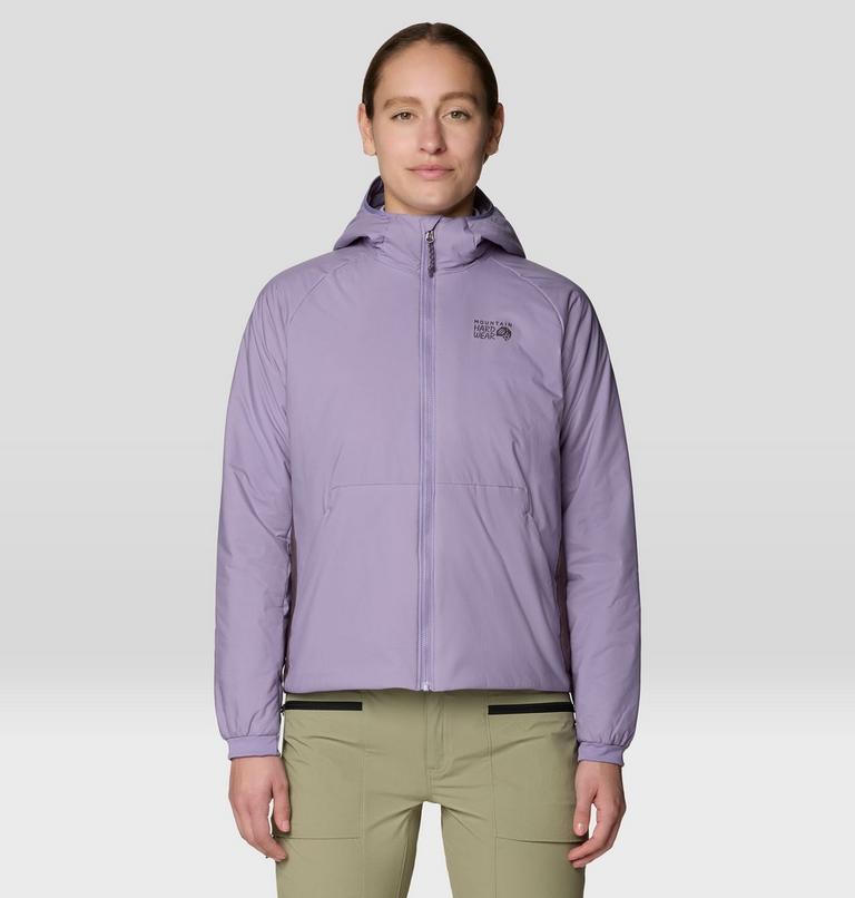 Women's Kor Alloy Hooded Jacket, Color: Violet Stone, Purple Sage, image 1