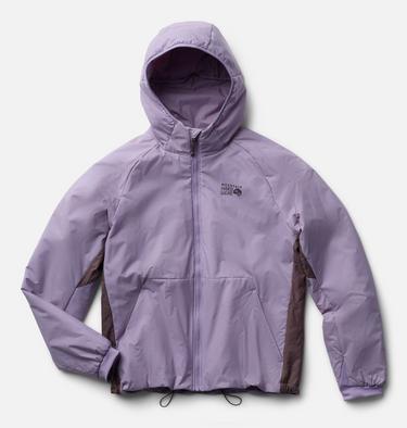 Women's Kor Alloy Hooded Jacket, Color: Violet Stone, Purple Sage, image 2
