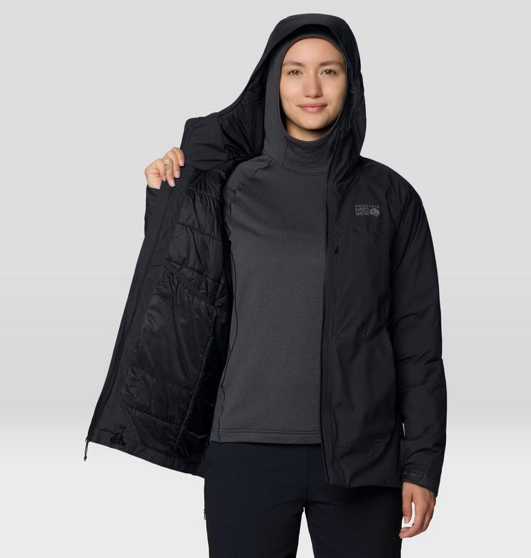 Women's Stretch Ozonic Insulated Jacket, Color: Black, image 9