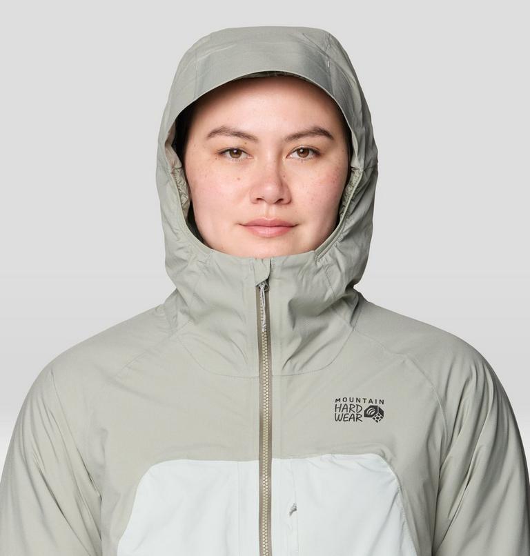 Women's Stretch Ozonic Insulated Jacket, Color: Silt Grey, Gamma Grey, image 4