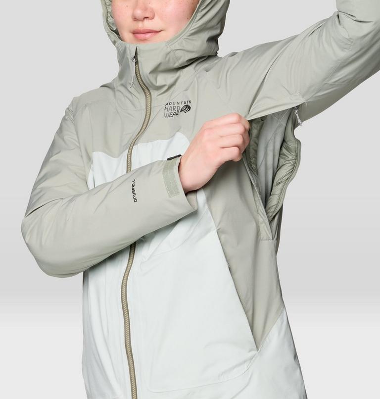 Women's Stretch Ozonic Insulated Jacket, Color: Silt Grey, Gamma Grey, image 7