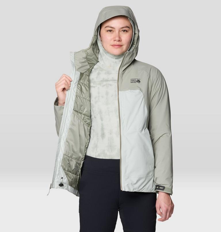 Women's Stretch Ozonic Insulated Jacket, Color: Silt Grey, Gamma Grey, image 8