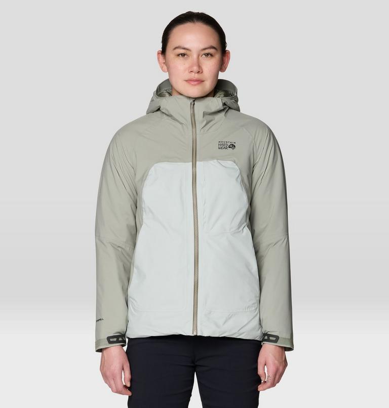 Women's Stretch Ozonic Insulated Jacket, Color: Silt Grey, Gamma Grey, image 1