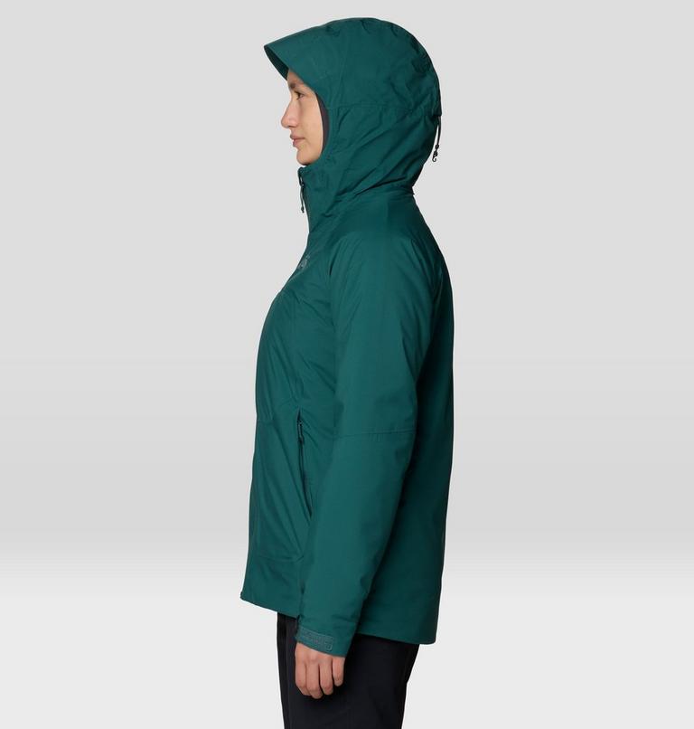Women's Stretch Ozonic Insulated Jacket, Color: Aqua Green, image 4