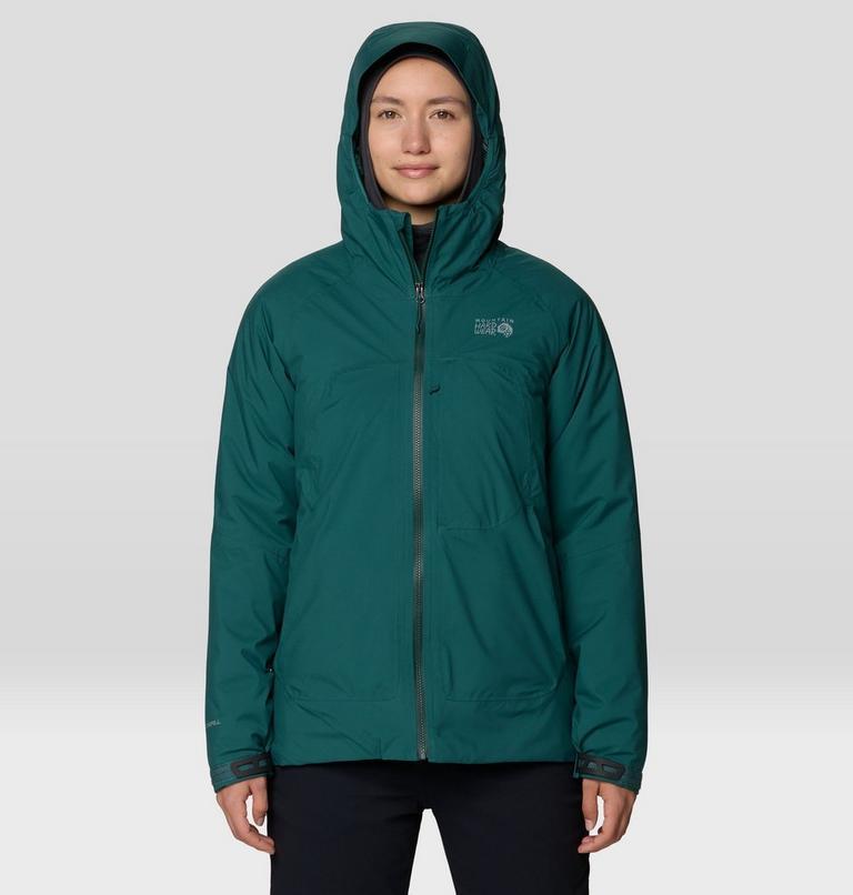 Women's Stretch Ozonic Insulated Jacket, Color: Aqua Green, image 5