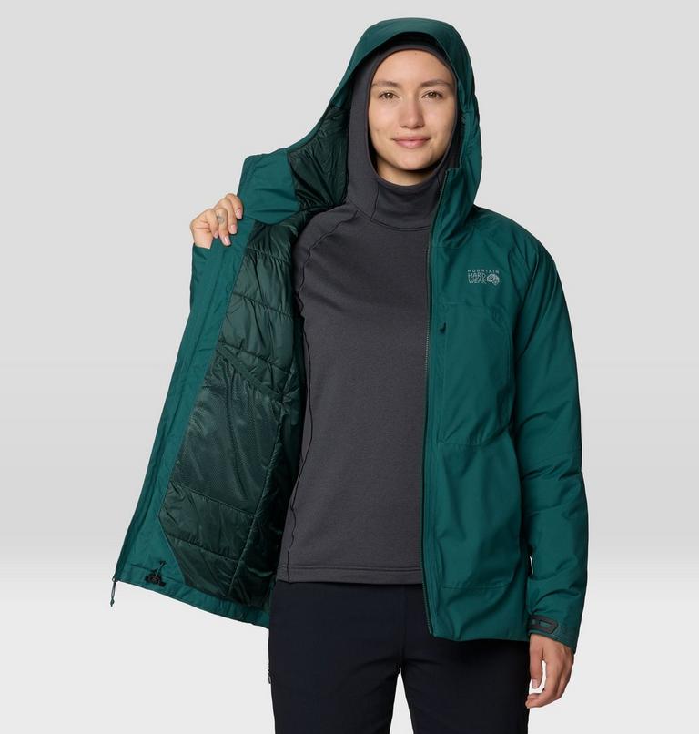 Women's Stretch Ozonic Insulated Jacket, Color: Aqua Green, image 10