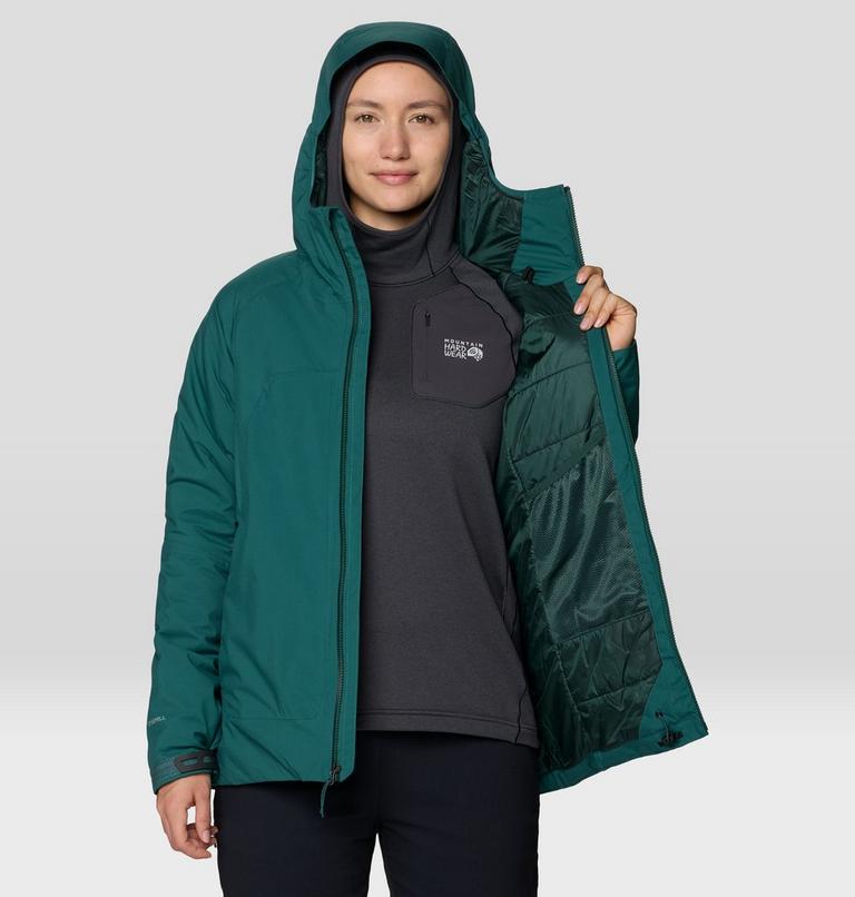 Women's Stretch Ozonic Insulated Jacket, Color: Aqua Green, image 11