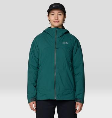 Women's Stretch Ozonic Insulated Jacket, Color: Aqua Green, image 1