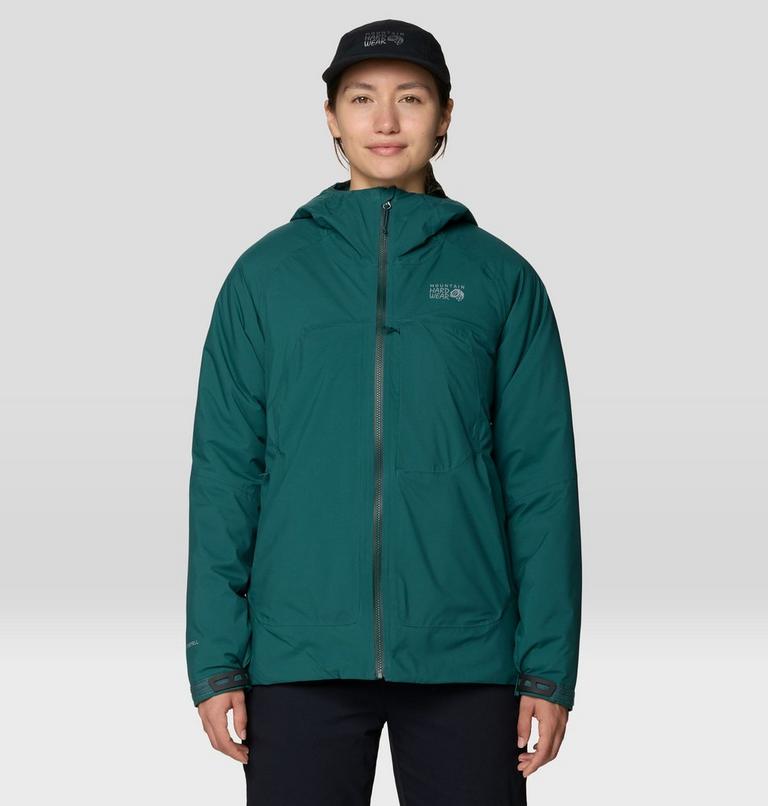 Women's Stretch Ozonic Insulated Jacket, Color: Aqua Green, image 1