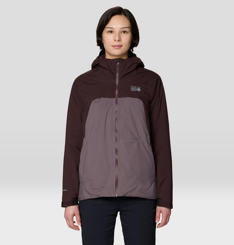 Women's Stretch Ozonic Insulated Jacket, Color: Deep Mulberry, Purple Sage, image 5
