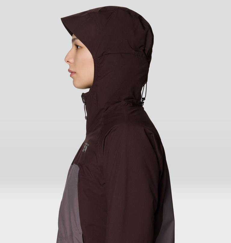 Women's Stretch Ozonic Insulated Jacket, Color: Deep Mulberry, Purple Sage, image 7