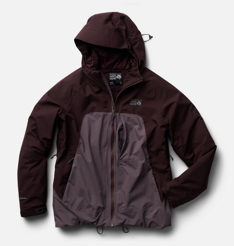 Women's Stretch Ozonic Insulated Jacket, Color: Deep Mulberry, Purple Sage, image 2