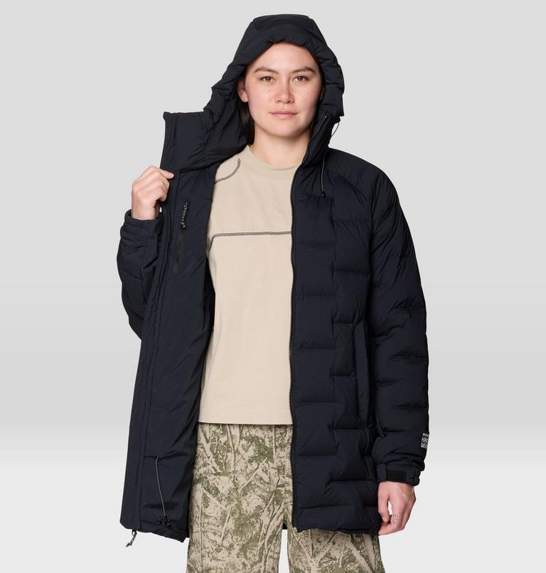 Women's StretchDown Parka, Color: Black, image 7