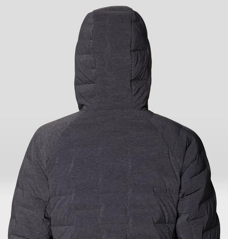 Women's StretchDown Hooded Jacket, Color: Volcanic Heather, image 7