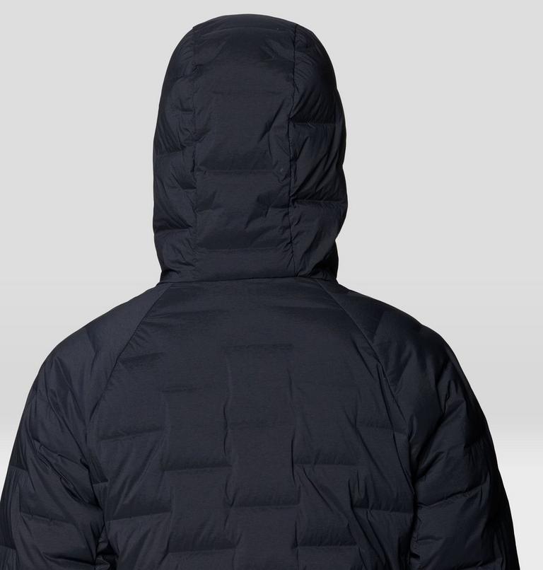 Women's StretchDown Hooded Jacket, Color: Black, image 8