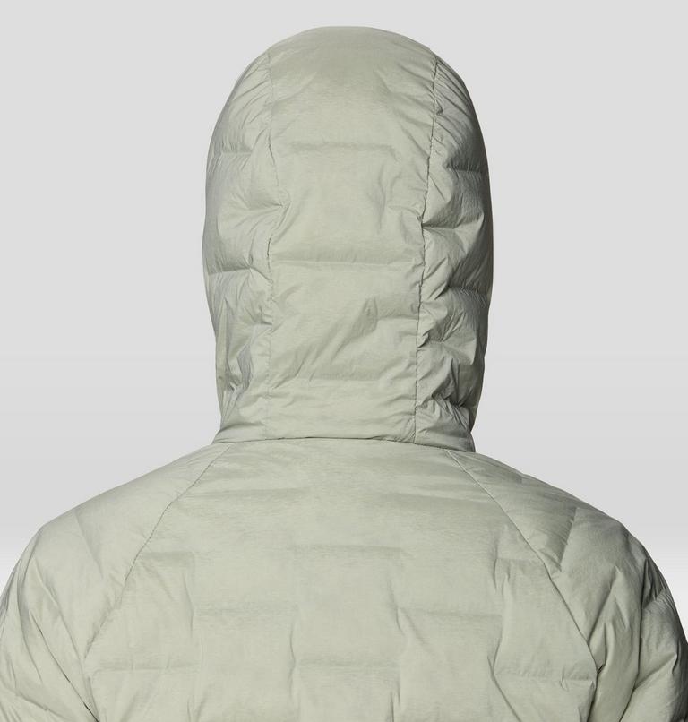Women's StretchDown Hooded Jacket, Color: Silt Grey, image 7