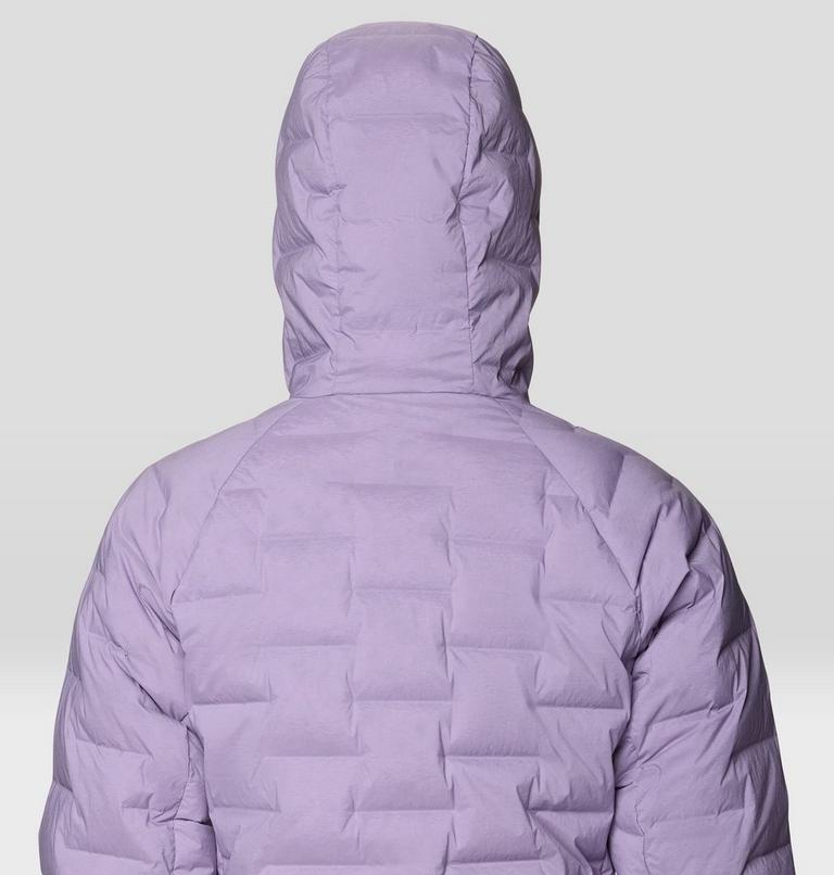 Women's StretchDown Hooded Jacket, Color: Violet Stone, image 8
