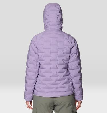 Women's StretchDown Hooded Jacket, Color: Violet Stone, image 11
