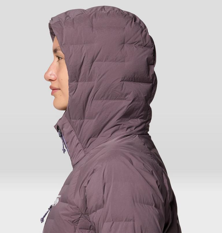 Women's StretchDown Hooded Jacket, Color: Purple Sage, Violet Stone, image 6