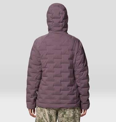 Women's StretchDown Hooded Jacket, Color: Purple Sage, Violet Stone, image 4