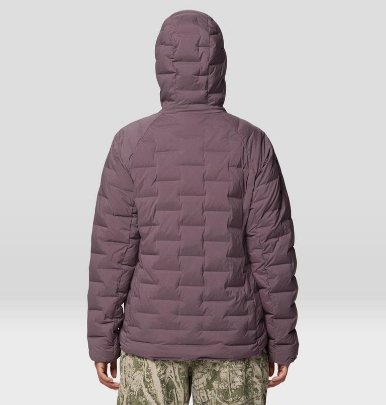 Women's StretchDown Hooded Jacket, Color: Purple Sage, Violet Stone, image 2