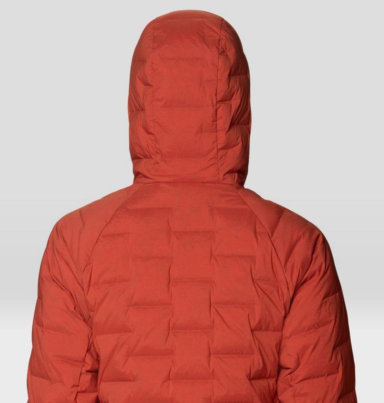 Women's StretchDown Hooded Jacket, Color: Mars Red, image 7