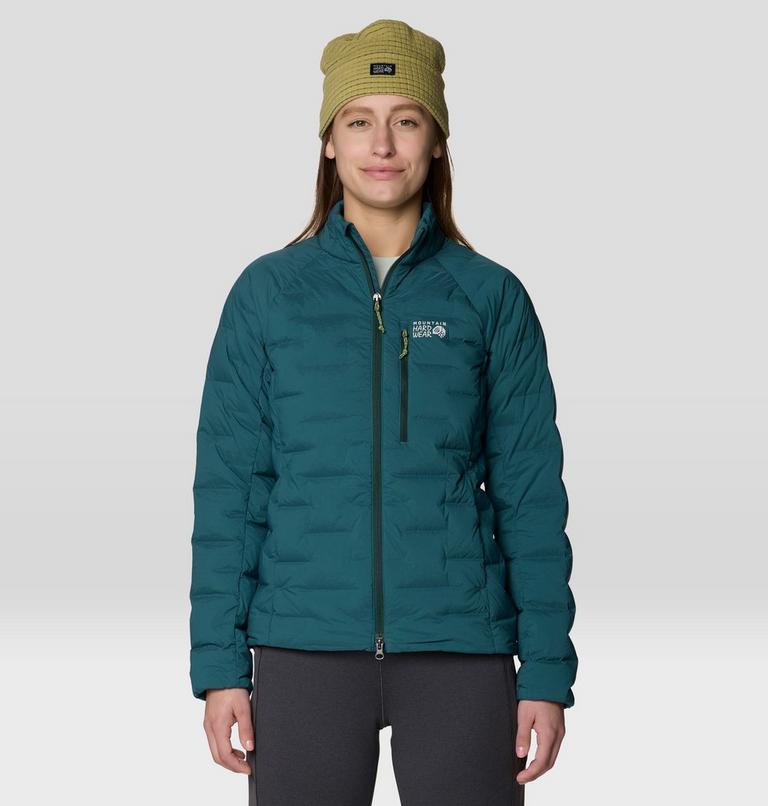 Women's StretchDown Jacket, Color: Aqua Green, image 4