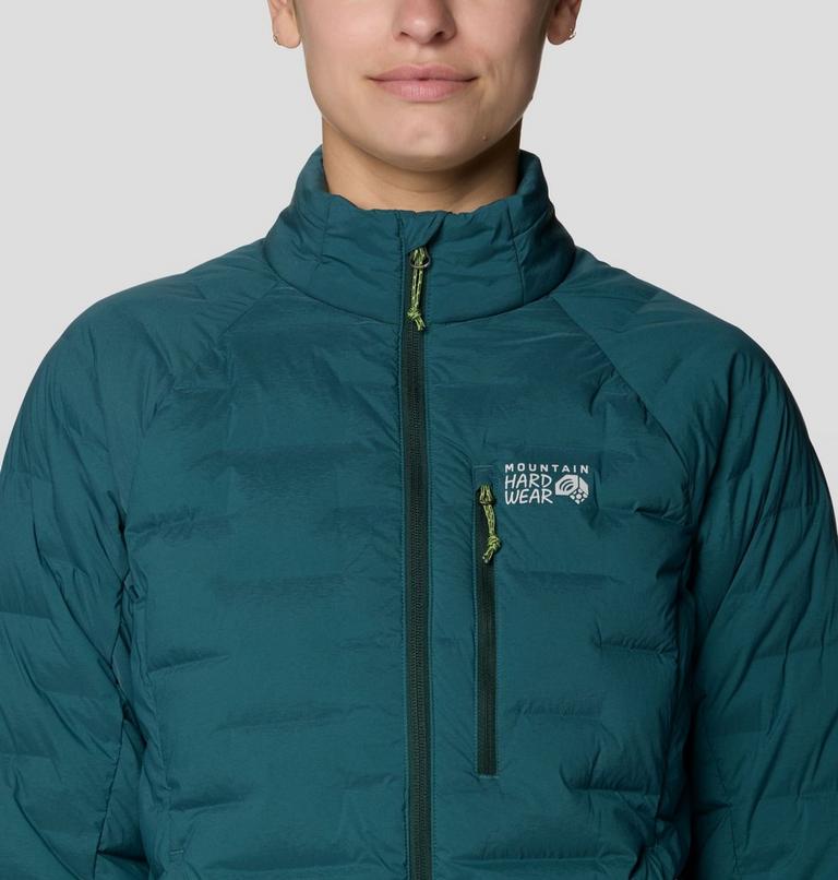 Women's StretchDown Jacket, Color: Aqua Green, image 5