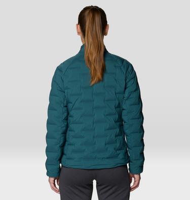Women's StretchDown Jacket, Color: Aqua Green, image 10