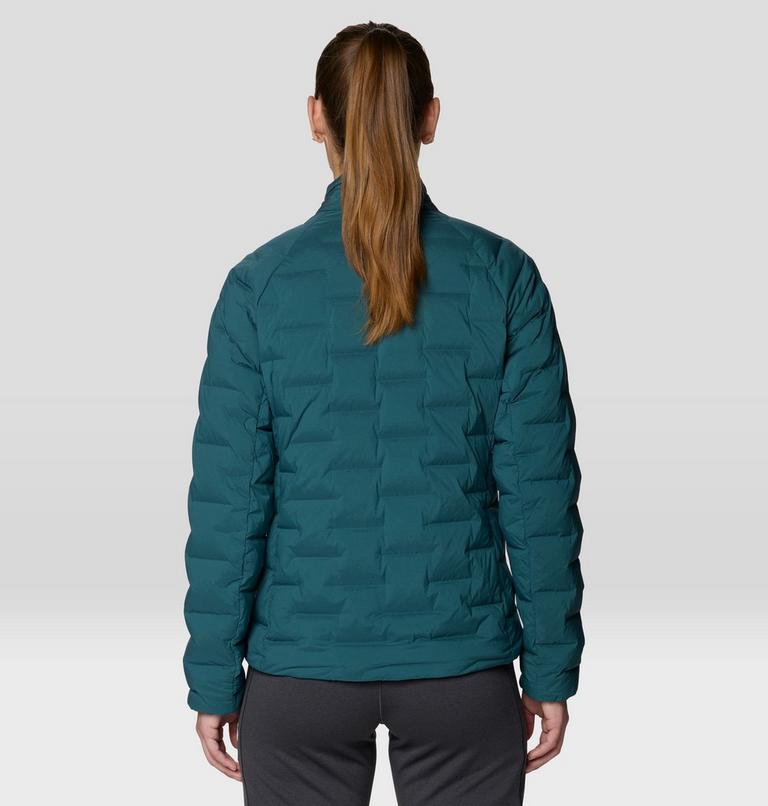 Women's StretchDown Jacket, Color: Aqua Green, image 2