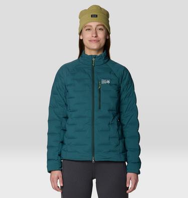 Women's StretchDown Jacket, Color: Aqua Green, image 9
