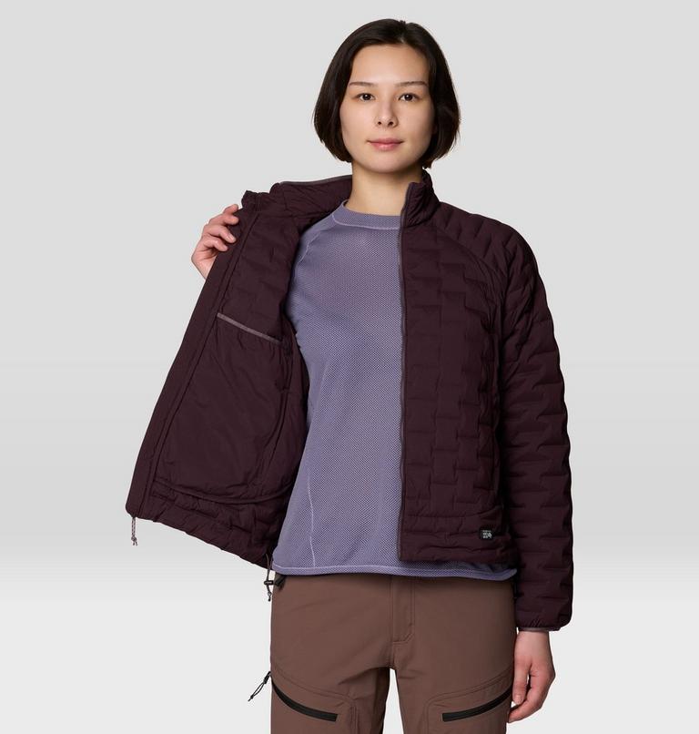 Women's StretchDown Light Jacket, Color: Deep Mulberry, image 6
