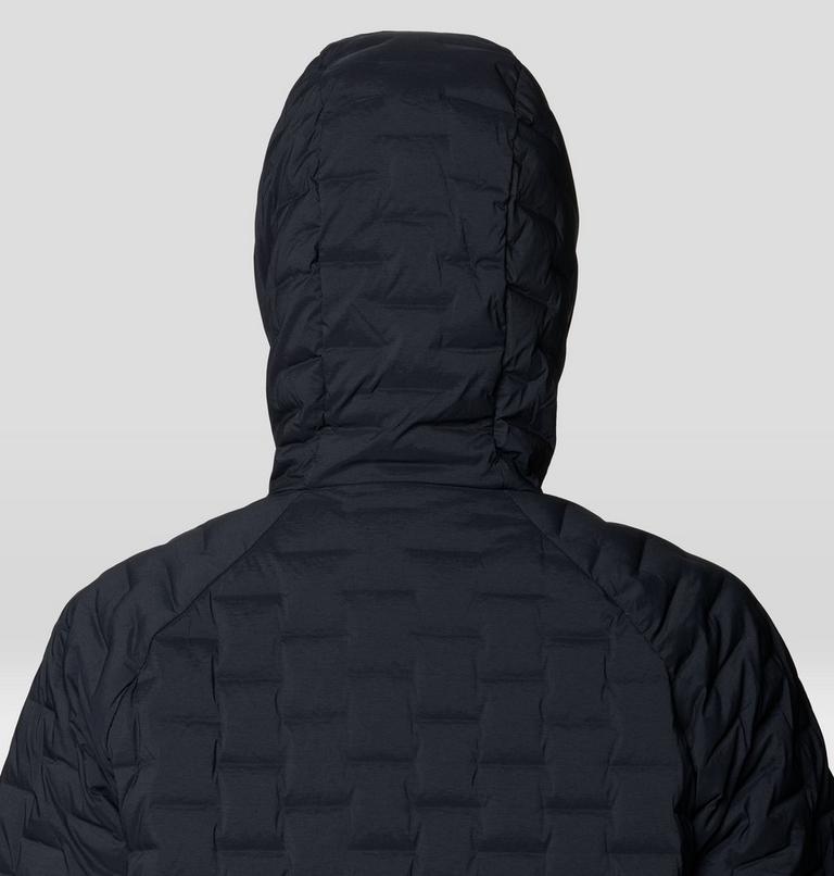 Women's StretchDown Light Hooded Jacket, Color: Black, image 7