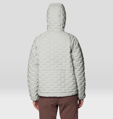 Women's StretchDown Light Hooded Jacket, Color: Gamma Grey, image 2