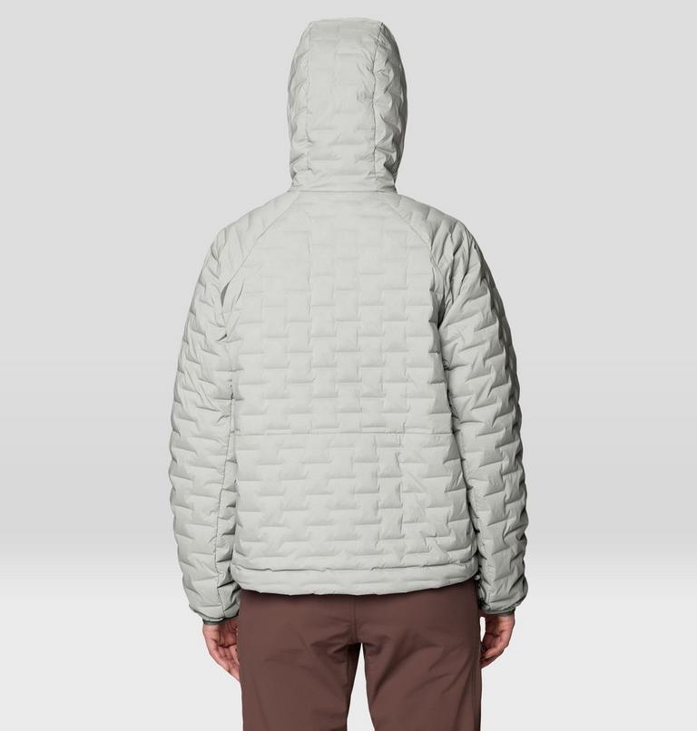 Women's StretchDown Light Hooded Jacket, Color: Gamma Grey, image 2