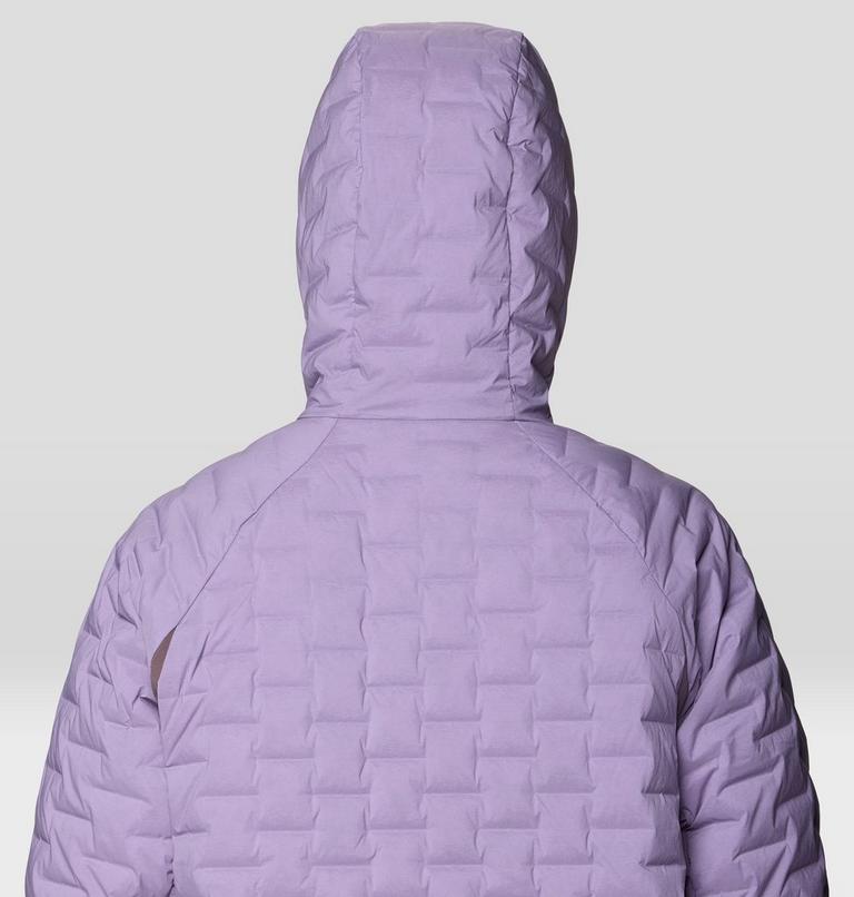 Women's StretchDown Light Hooded Jacket, Color: Violet Stone, Purple Sage, image 6