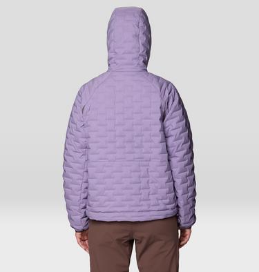 Women's StretchDown Light Hooded Jacket, Color: Violet Stone, Purple Sage, image 8