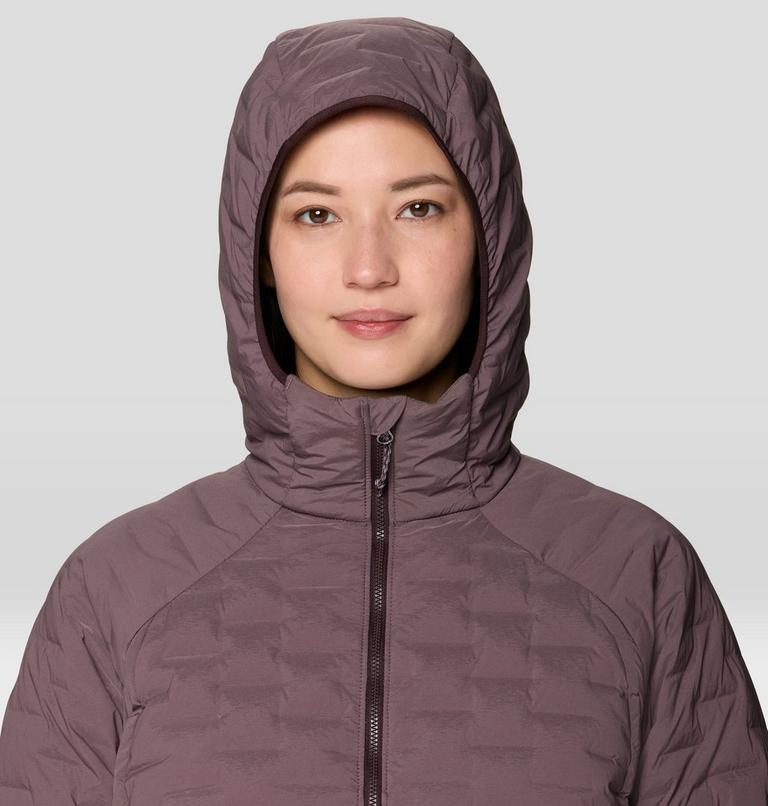 Women's StretchDown Light Hooded Jacket, Color: Purple Sage, image 5