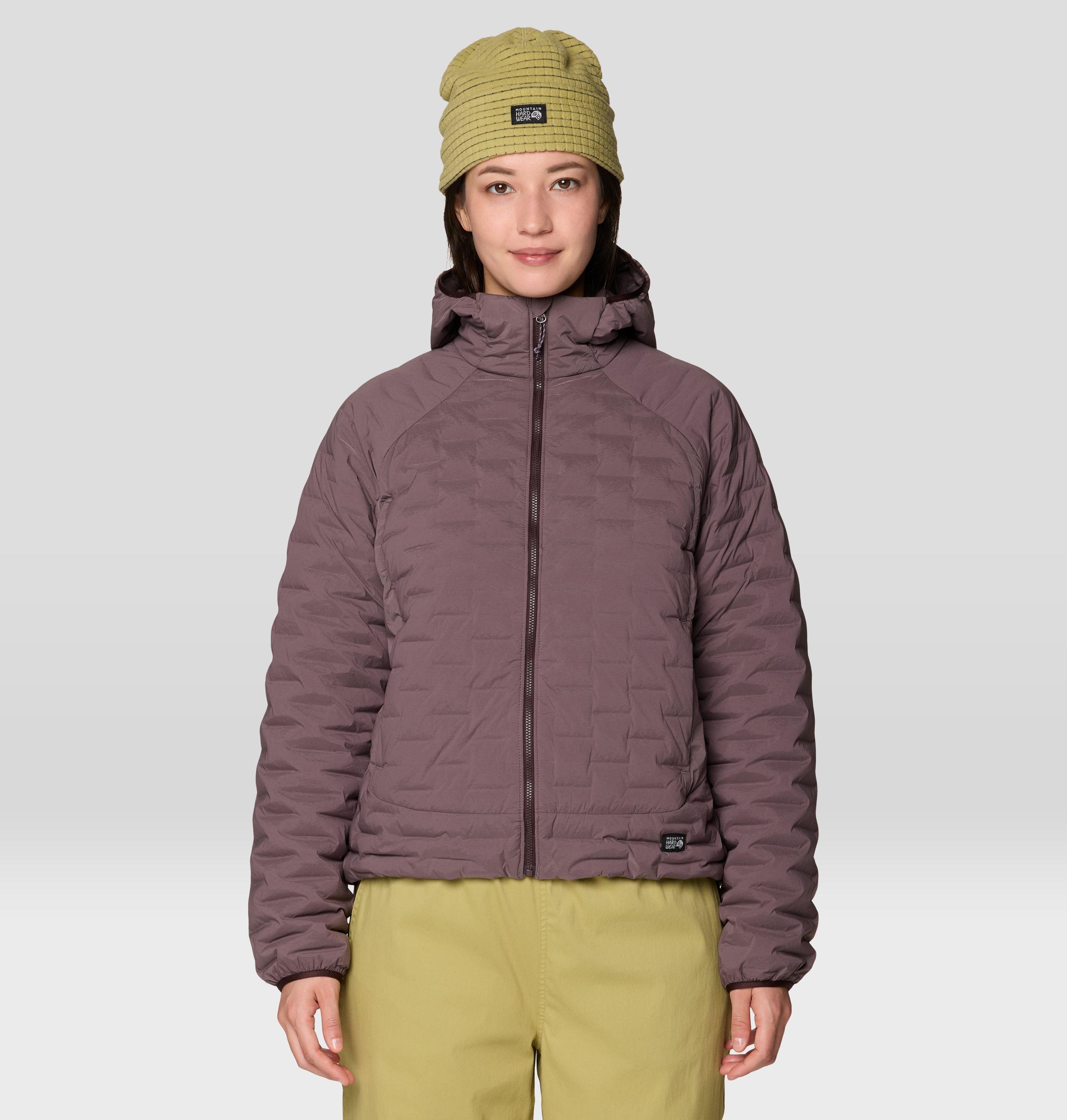 Mountain Hardwear Women's StretchDown Light Hooded Jacket - XL - Purple