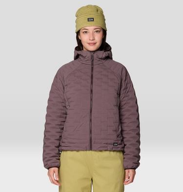 Women's StretchDown Light Hooded Jacket, Color: Purple Sage, image 5