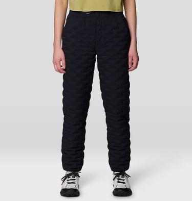 Women's StretchDown Light Pant, Color: Black, image 1