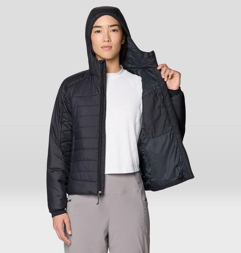 Women's Free Element Hooded Jacket, Color: Black, image 6