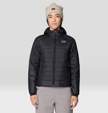 Women's Free Element Hooded Jacket, Color: Black, image 5