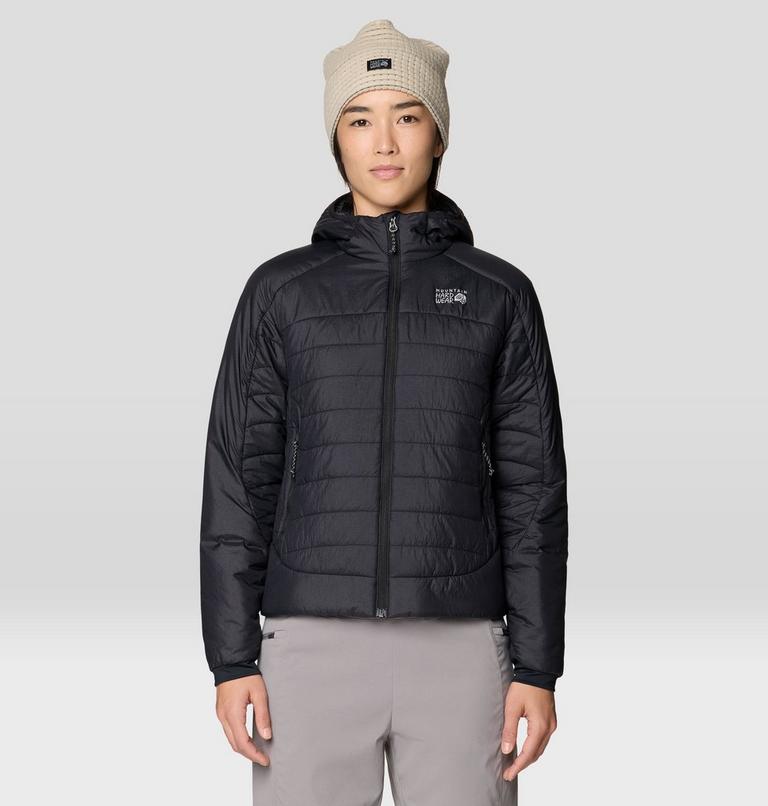 Women's Free Element Hooded Jacket, Color: Black, image 1