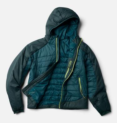Women's Free Element Hooded Jacket, Color: Aqua Green, Verve, image 2