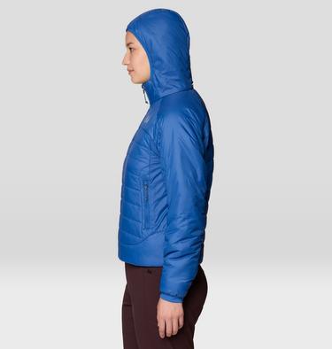 Women's Free Element Hooded Jacket, Color: Berry Blue, image 15
